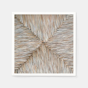 Symmetrical Natural Bamboo Fibre Weave  Napkin