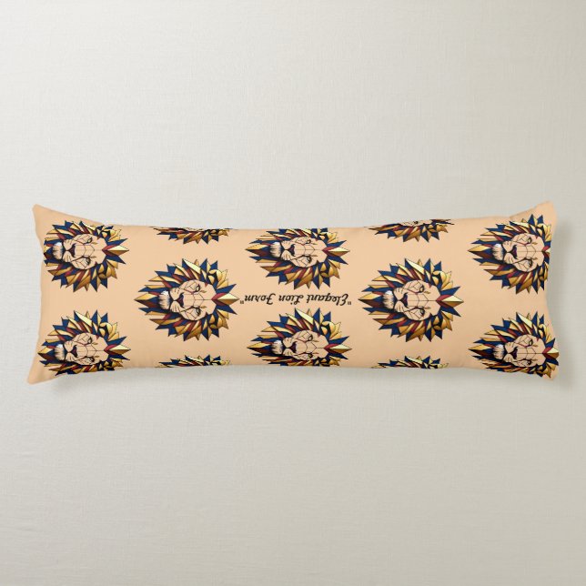 "Symmetrical Roar" Body Pillow (Front)