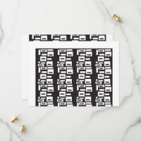 Symmetrical white geometric design with crisp, cle