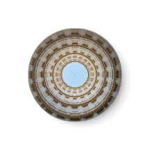 Symmetrical Worm's-Eye View of a Grand Dome