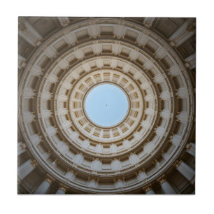 Symmetrical Worm's-Eye View of a Grand Dome Tile