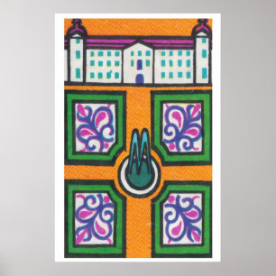 Symmetrican Gardens - Matchbox Print - Aesthetic