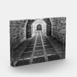 Symmetry in black and white photo block