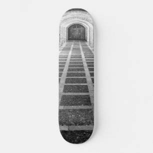 Symmetry in black and white skateboard