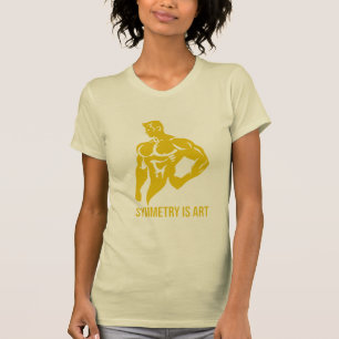 Symmetry Is Art Golden Era Bodybuilding Motivation T-Shirt