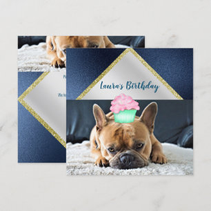 Sympa French Bulldog Anniversaire INVITATION