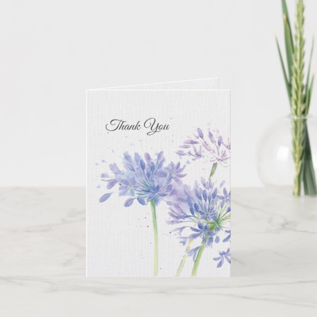 Sympathie de la couleur d'eau violette Merci (Devant)
