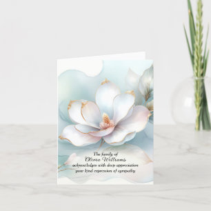 Sympathie de la fleur blanche Magnolia Merci