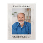 Sympathie funéraire moderne Carte de prière commém