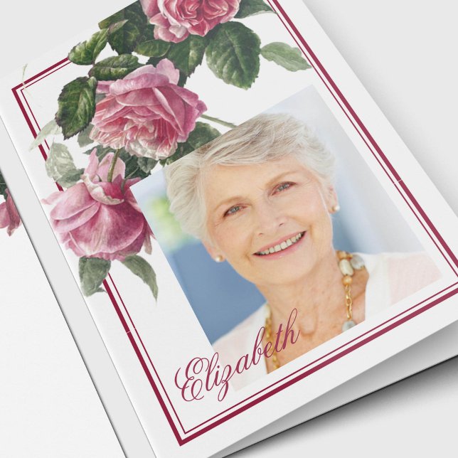 Sympathie Merci Cartes Rose de thé rose (Thank you card after funeral)