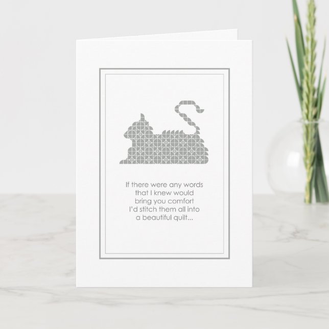 Sympathie pour la perte de la carte de chat (Devant)