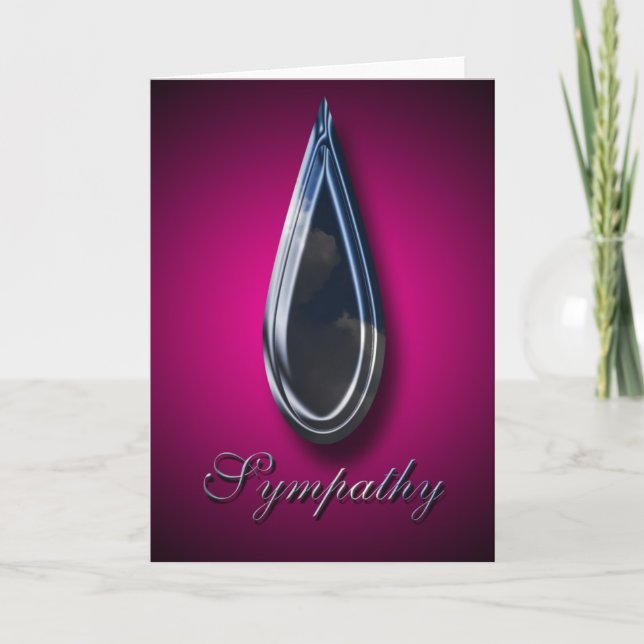 Sympathie Pour Votre Carte De Perte | Avec sympath (Devant)