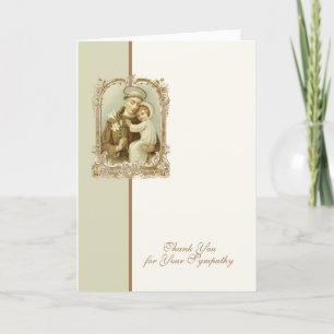 Sympathie religieuse Merci funéraire St. Anthony