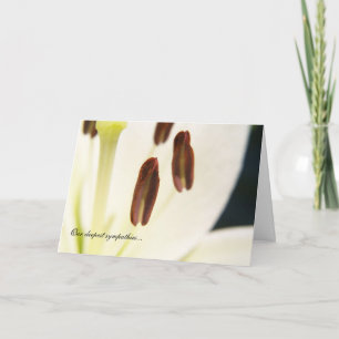 Sympathie "Serenity" / Carte de deuil