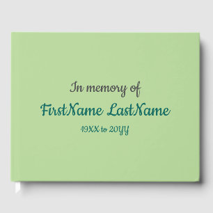 Sympathies respectueuses et simples Livre d'or