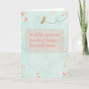 Sympathies with Butterflies Card