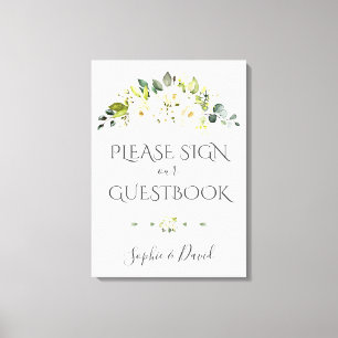 Sympathique Crème Blanche Florale Livre d'or
