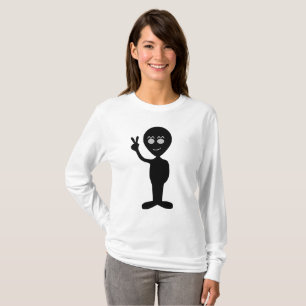 Sympathique panneau de paix alien T-shirt