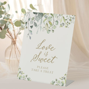 Sympathique vert Eucalyptus L'amour est doux signe