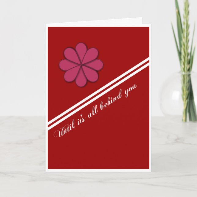 Sympathy and sorrow card (Front)