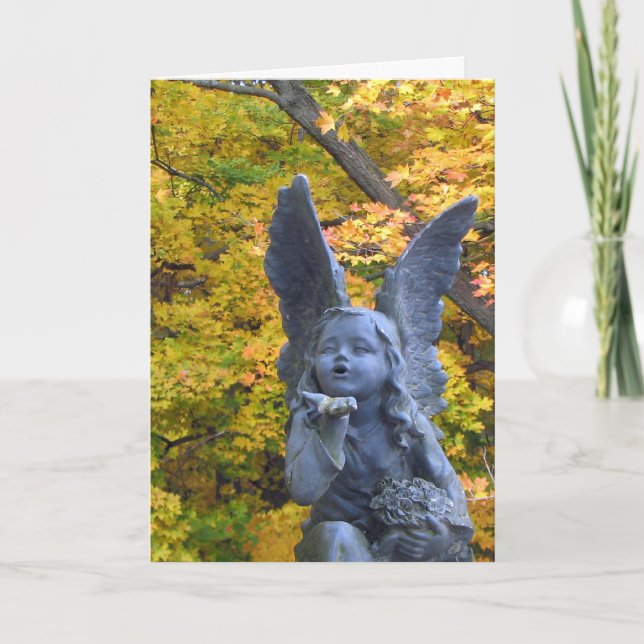 Sympathy Angel Kiss Card (Front)