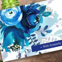 Sympathy Blue Rose Sorry For Your Loss Sympathy