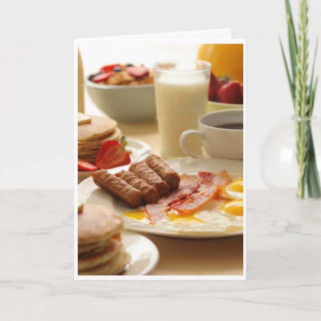 Sympathy - Breakfast Card (Front)