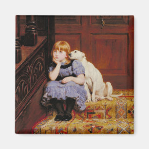 Sympathy (by Briton Riviere) Magnet