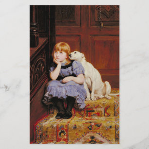 Sympathy (by Briton Riviere) Stationery