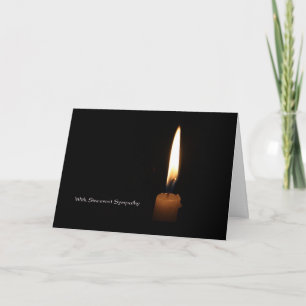 Sympathy Candle Card