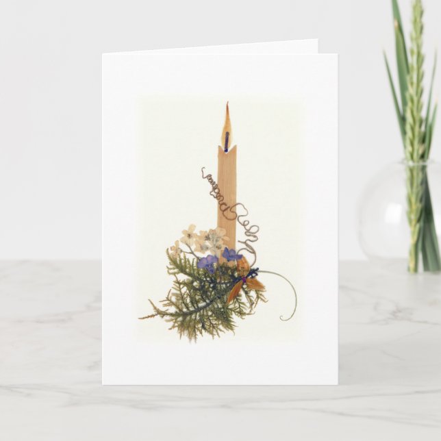 Sympathy Candle Card (Front)