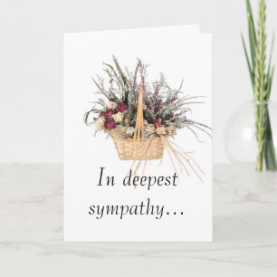 Sympathy card
