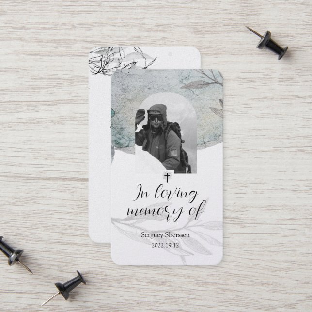 Sympathy Card (Front/Back In Situ)