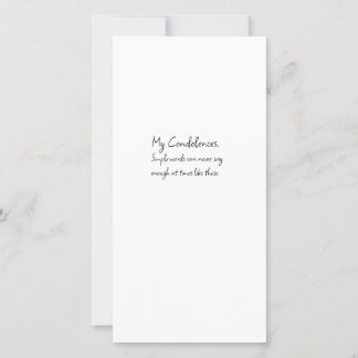 Sympathy Card
