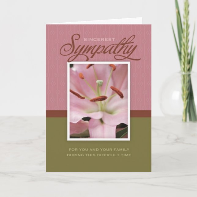 Sympathy Card (Front)