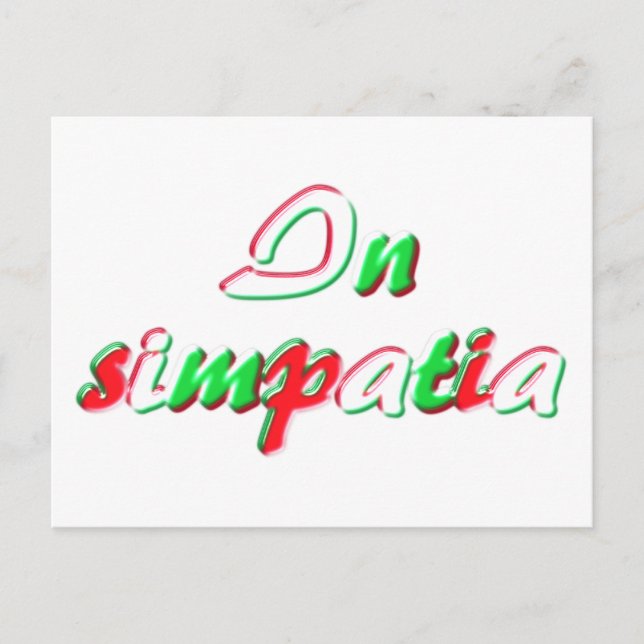 Sympathy card (Front)