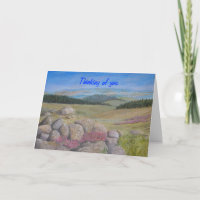 Sympathy Card, add message inside A peaceful scene