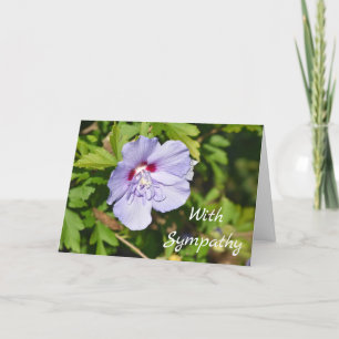 Sympathy card - blank inside for your message