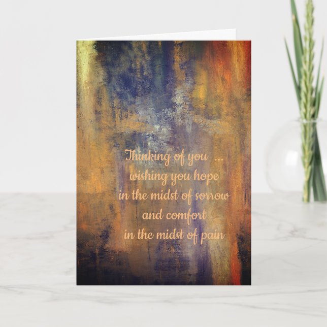 Sympathy card by dalDesignNZ (Front)