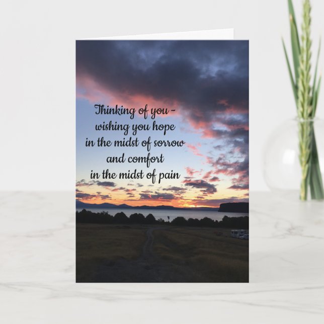 Sympathy card by dalDesignNZ (Front)