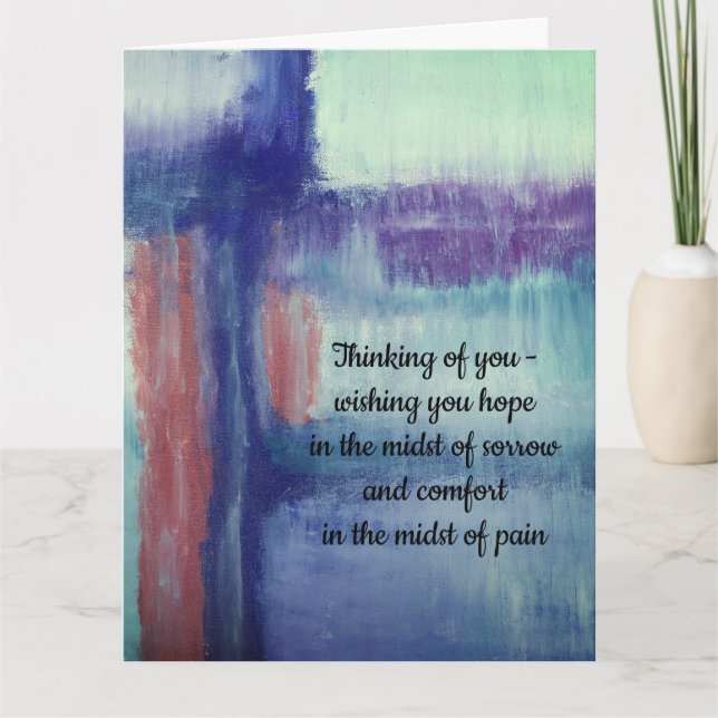 sympathy card by dalDesignNZ (Front)
