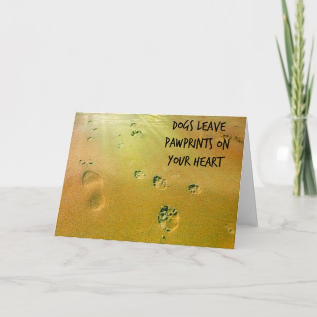 Sympathy Card for Dog Passing (Front)