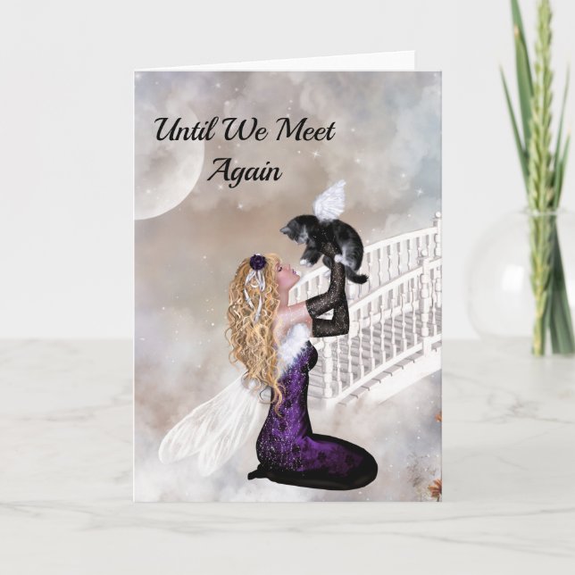 Sympathy Card for Loss of a Pet Cat (Front)