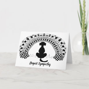 Sympathy card for loss of pet