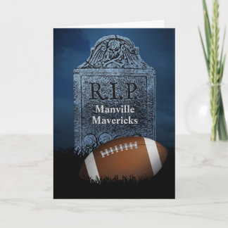 Sympathy Card for Your Football Team's Loss