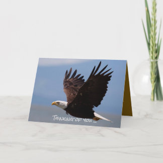Sympathy card - Forever with you (eagle)