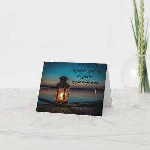 Sympathy Card - Loss of a Pet