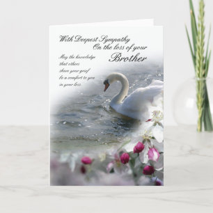 Sympathy card loss of Brother