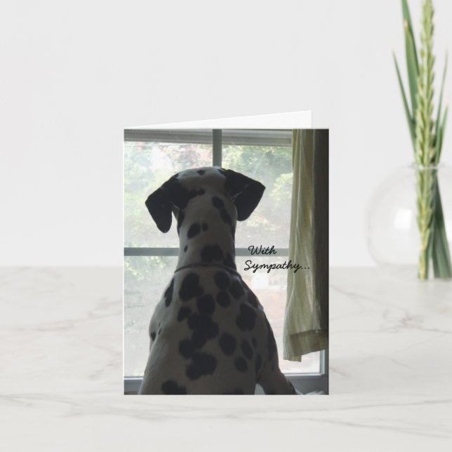 Sympathy Card -- Loss of Dog (Front)