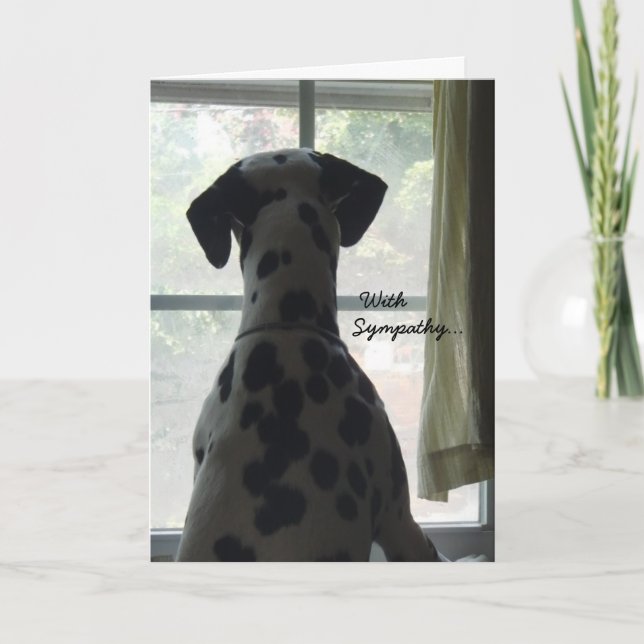 Sympathy Card -- Loss of Dog (Front)